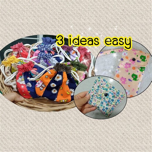 3 idea easy.How make coin purse home #sewing #handmade #coinpurse #sewingideas #sewingtips #sew #diybag #diycrafts #diyinspiration #handmadecrafts #homedecor #gifls #holidaycollection | Diy By.rutchanoo