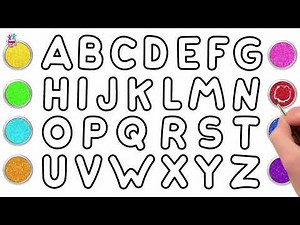 Learn Alphabets | Lets Draw Alphabets | Easy Drawing Step By Step | #howtodraw #drawingforkids
