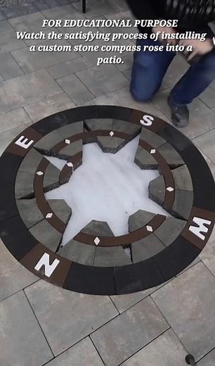 Building a Precision Stone Compass Rose 🧭✨
