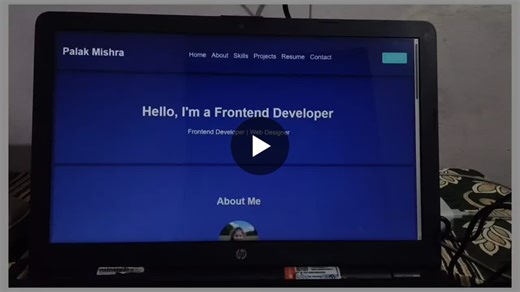 #codsoft #internship #portfolio #webdevelopment #html #css #javascript | Palak Mishra