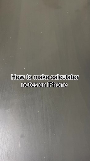 iPhone Calculator Tricks: Making Notes Easily