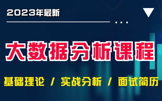 2023最新数据分析学习指南，零基础学习数据分析宝典，堪称全网数据分析最系统教学