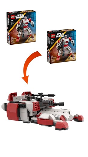 Lego Shock Trooper Tank Alt Build! 75448 #alternatebuild
