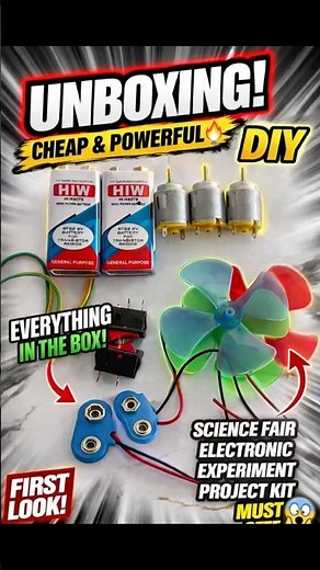 Science Fair Electronic Experiment Kit 🔥 DIY Projects for Students | Unboxing & Test