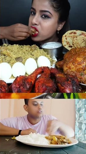 ASMR: EATING SPICY MUTTON CURRY🔥 BASMATI RICE || #shorts #mukbangn#asmreating #mukbangasmr #asmr