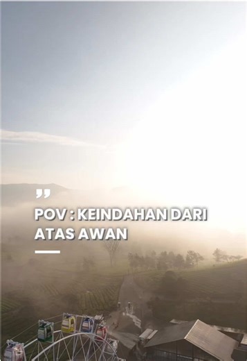 Keindahan di atas awan yang bisa kamu nikmati langsung dari cabin bianglala✨ Nimo Eye bikin liburan kamu makin berkesan dengan pengalaman baru menikmati panorama Pangalengan dari ketinggian🎡 Agendakan liburan kamu ke Nimo Eye sekarang juga dan rasakan sensasinya!🙌🏻 #nimoeye #bianglala #pangalengan #wisatapangalengan #viral