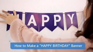 Birthday Decorations for Men Women Boys Girls - Blue Party Decor With Happy Balloons - Suitable for 16th 20th 25th 30th 35th 40th 50th 60th 70th (Blue)