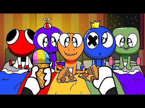 Tuck Baby RBF into bed ANIMATION COMPLETE EDITION | Roblox Rainbow Friends Animation