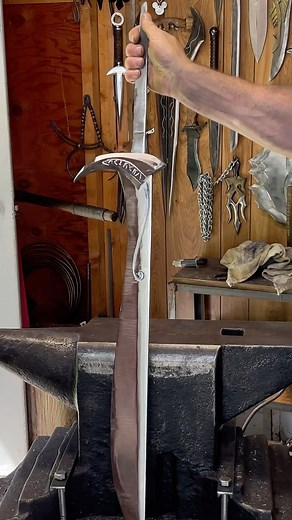 7.1K views · 39K reactions | Having a blast with this sword build! ⚒️ #Be done soon! #blacksmith #blacksmithing #bladesmith #bladesmithing #forge #forging #sword #weapons #tools #art #artist | Yellow Goose Forge Blacksmith | Facebook
