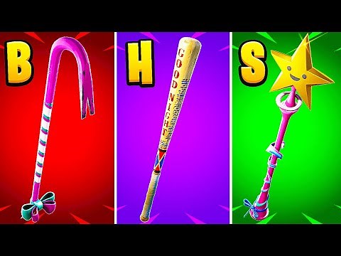 The SWEATIEST Fortnite Pickaxe of Each Letter