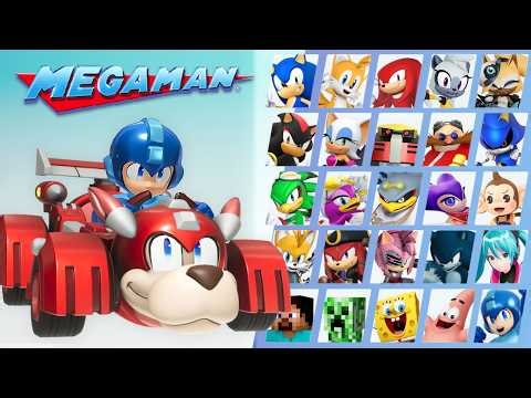 Sonic Racing CrossWorlds - Event: Mega Man Festival Gameplay (+ ALL Rewards)