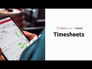 Microkeeper Tutorial: Timesheets (Time and Attendance)