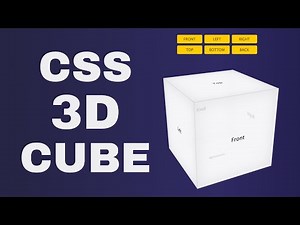 CSS 3D Cube animation [Project #35]