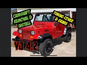 1989 Jeep YJ Wrangler 4.2 Camshaft and Timing Chain Removal and Installation