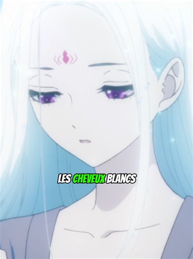 Pourtant c'est cheveux blanc sont juste magnifique ! Raven of the inner palace #anime #manga
