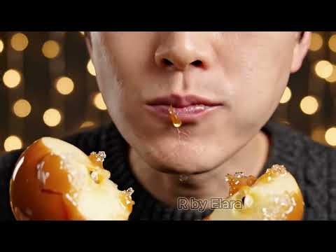 Making Glass Caramel Apple Candy – Crystal Clear Shiny Apple ASMR 🍏