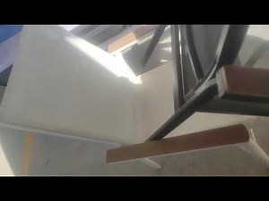 How to stack dining chairs?