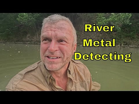 River Metal Detecting : Stormy Weather , Mud and Hidden Sickness