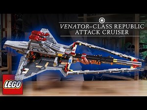 Building the LEGO UCS Venator in 5 minutes!