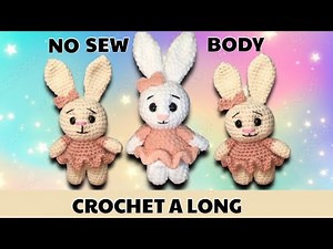 CROCHET BUNNY RABBIT IN SKIRT