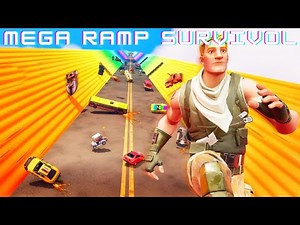 mega ramp survival fortnite glitch