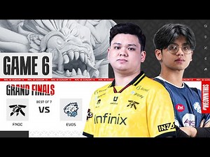 FNATIC ONIC VS EVOS GLORY | Grand Finals | Game 6 | #MPLIDS13