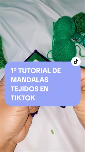 Tutorial de Mandalas Tejidos en TikTok