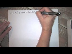 Zeros and Factors of Polynomial Functions