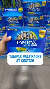 #Tampax_Ad @Tampax Get up to 100% Leak-Free protection at Costco today with the Tampax Pearl Advanced Multi-absorbency pack! You get both 47 regular and 40 super tampons in one box so you can change your tampon with your flow. | costcoguide