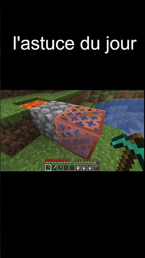 Mini cobblestone generator, Minecraft tip #135 #gaming #viral #tutorial
