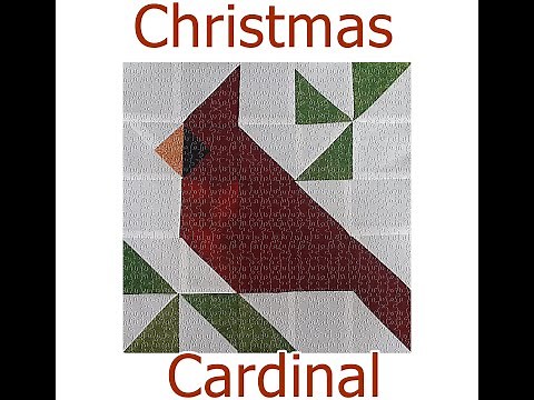 Cardinal Christmas Block