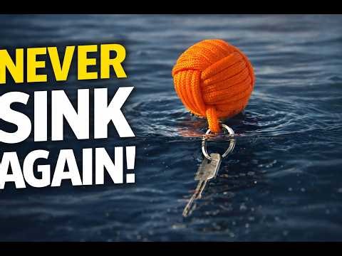 Floating Monkey’s Fist Keychain (Boat Keys Will NEVER Sink Again!)