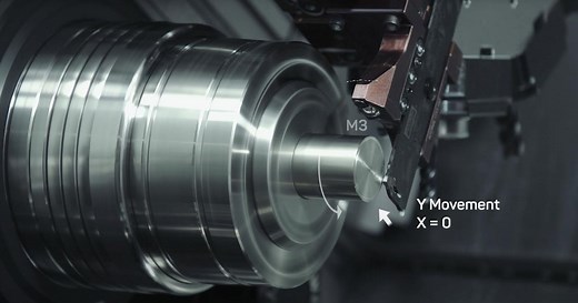 Parting off with Y axis on Lathe