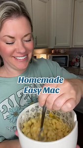 Homemade Easy Mac 😍 recipe in first comment! #easymac #macandcheese #homemadeeasymac | Steph Gigliotti Real Life Recipes