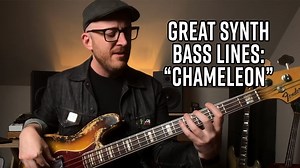 In our latest lesson, the great Ian Allison breaks down 10 of the greatest synth bass lines and also teaches you how to replicate the sound on bass 💪. In this clip, Ian talks about Herbie Hancock's classic hit "Chameleon". | ScottsBassLessons.com