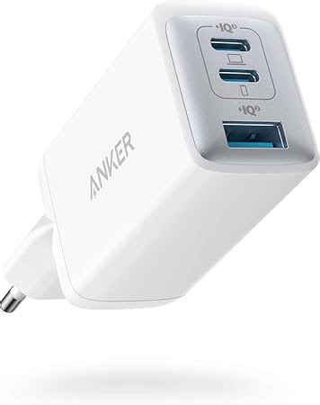 Anker Nano 65W USB C Ladegerät, 3-Port PPS Schnellladegerät, iPad Ladegerät | Netzteil USB C, Schnellladen für MacBook Pro, Dell XPS, iPhone 17/16/15 Serie, Galaxy, iPad Pro, Pixel