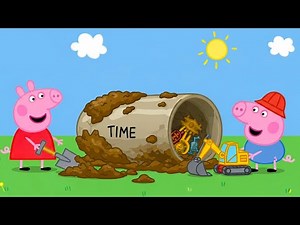Peppa Pig Finds a SECRET Treasure! 🤫 Peppa & George: Time Capsule | Full Episodes | Cartoon | 10 Min