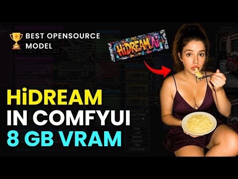 HiDream in ComfyUI 8GB VRAM - Best Open-source Image Generation AI Free (ComfyUI + Low VRAM Locally)