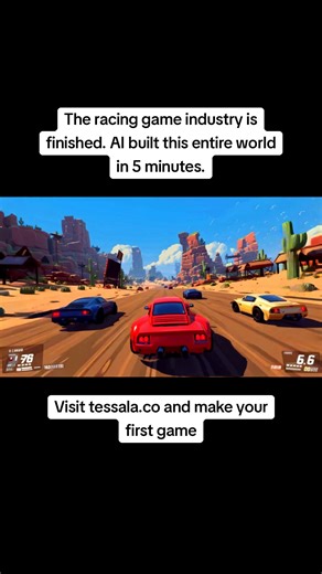 Make your own racing game today. No physics engines. No coding. No waiting months. Just your imagination and a prompt. Onetap turns your ideas into playable 3D worlds in minutes. 👉 Visit onetap.build 👉 Sign up for free 👉 Create your first world Stop watching. Start building. Link in bio 🏎️ #Onetap #AIGameDev #Racing #GameDevelopment #TechTok