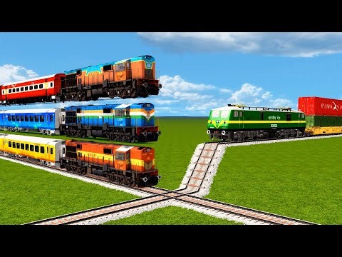 4️⃣ TRAIN ROLLER COASTER EXTREME COLLAPSED TRAIN ACCIDENT 〽️ - Train Simulator Game
