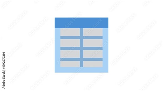 Clean table graphic illustrating organization and data presentation techniques