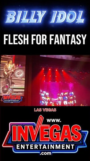 Billy Idol - Flesh For Fantasy | LIVE at Fontainebleau Las Vegas 🎸