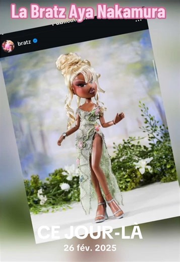 Création de la poupée Bratz pour Aya Nakamura