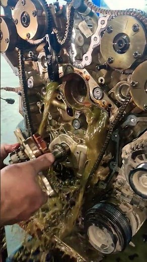 Ford edge water pump removal trick guide #auto #mechanic #shorts #ideas