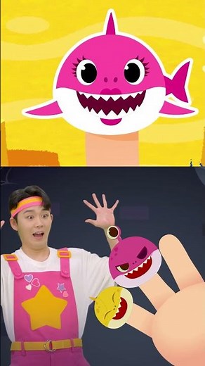 ครอบครัวนิ้วฉลาม✋ #shorts #pinkfongthai
