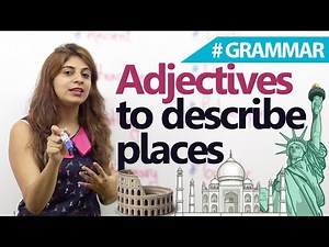 English Conversation lesson  Adjectives to describe places (Learn English with subtitles)