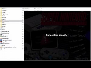 Erro - Cannot Find Launcher no HyperSpin