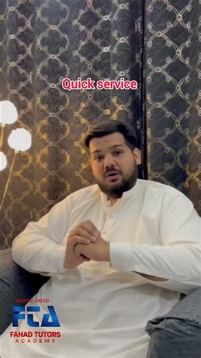 Fahad Tutors –client testimonial