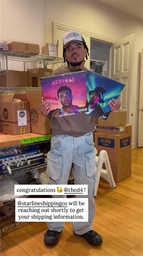 Chance the Rapper picks a vinyl winner