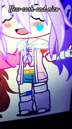 new cash and nico outfits #gacha #gachaclub